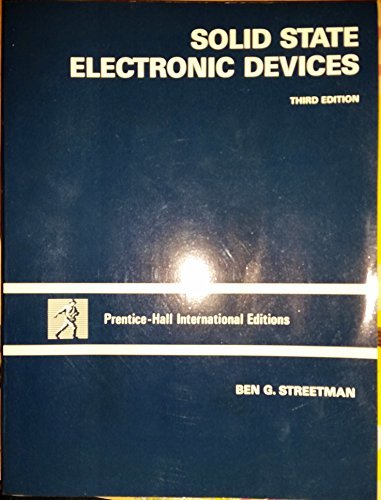 Book cover of Solid State Electronic Devices by Ben G. Streetman
