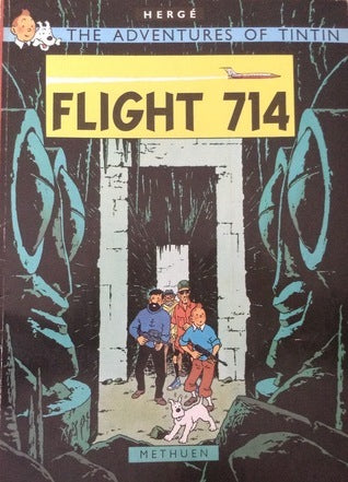 Book cover of Flight 714 by Hergé