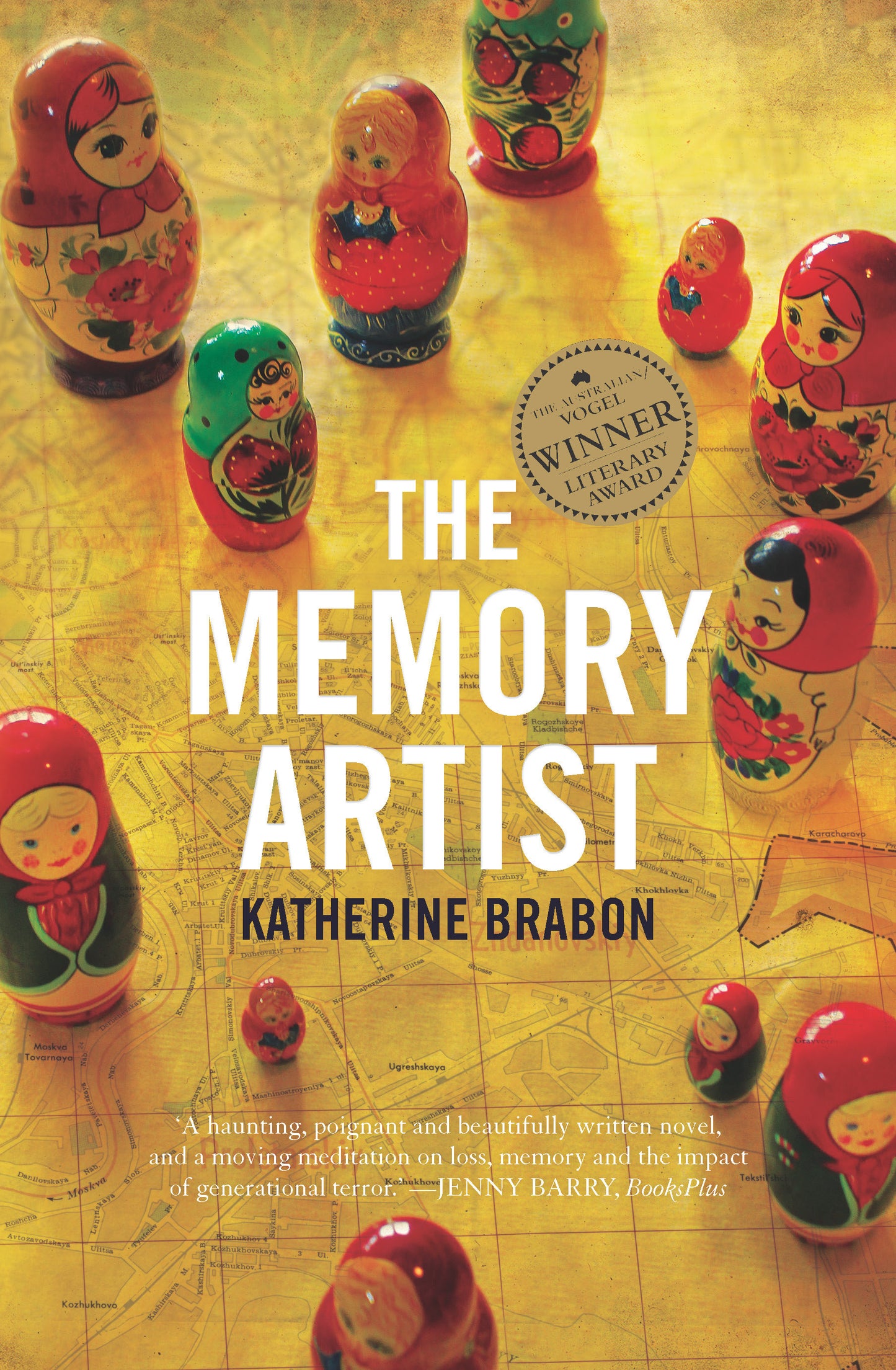 Book cover of The Memory Artist by Katherine Brabon