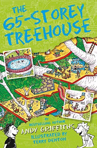 Book cover of The 65-Storey Treehouse by Andy Griffiths