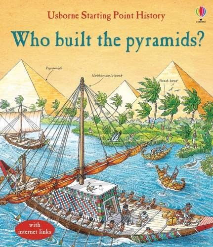 Book cover of Who Built The Pyramids? by Jane Chisholm