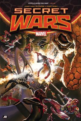 Book cover of Secret Wars by Jonathan Hickman