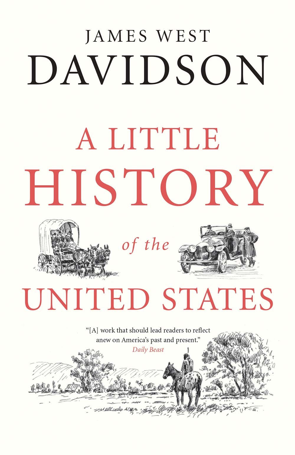 Book cover of A Little History of the United States by James West Davidson