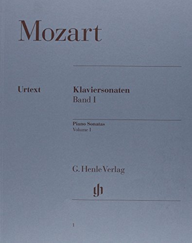 Book cover of Piano Sonatas - Volume I (English, French And German Edition) by Wolfgang Amadeus Mozart, Ernst Herttrich (Ed.)