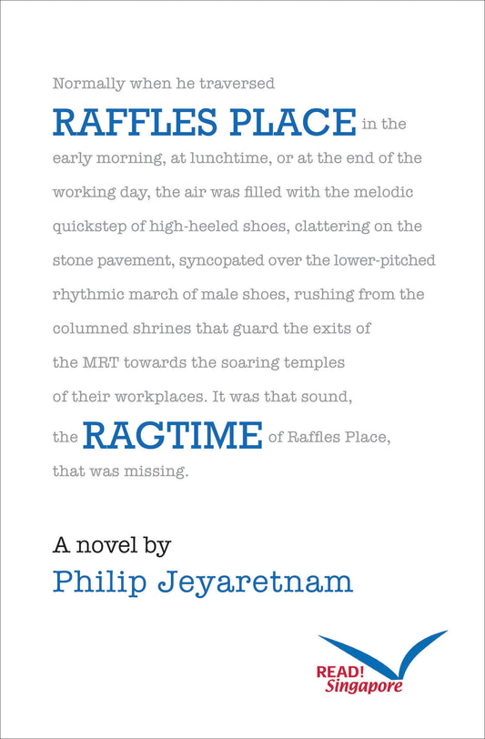 Book cover of Raffles Place Ragtime by Philip Jeyaretnam