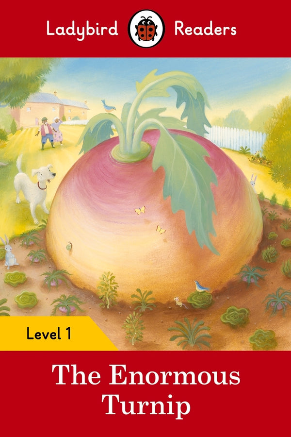 Book cover of The Enormous Turnip – Ladybird Readers Level 1 by Ladybird Books