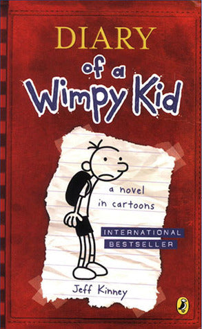 Book cover of Diary Of A Wimpy Kid by Jeff Kinney
