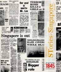 Book cover of Front Page: Stories of Singapore Since 1845 by Lijie Huang, Fang, Joyce