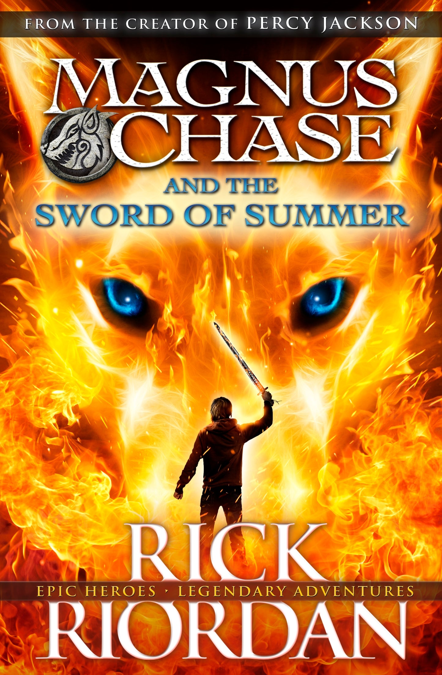 Book cover of Magnus Chase And The Sword Of Summer by Rick Riordan