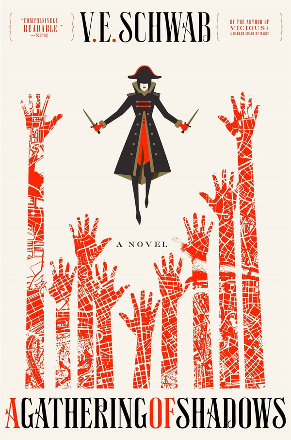 Book cover of A Gathering of Shadows by Victoria E. Schwab