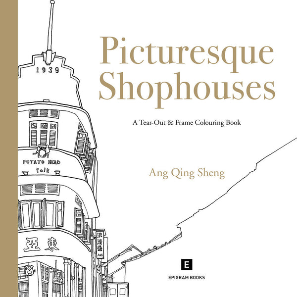 Book cover of Picturesque Shophouses by Ang Qing Sheng