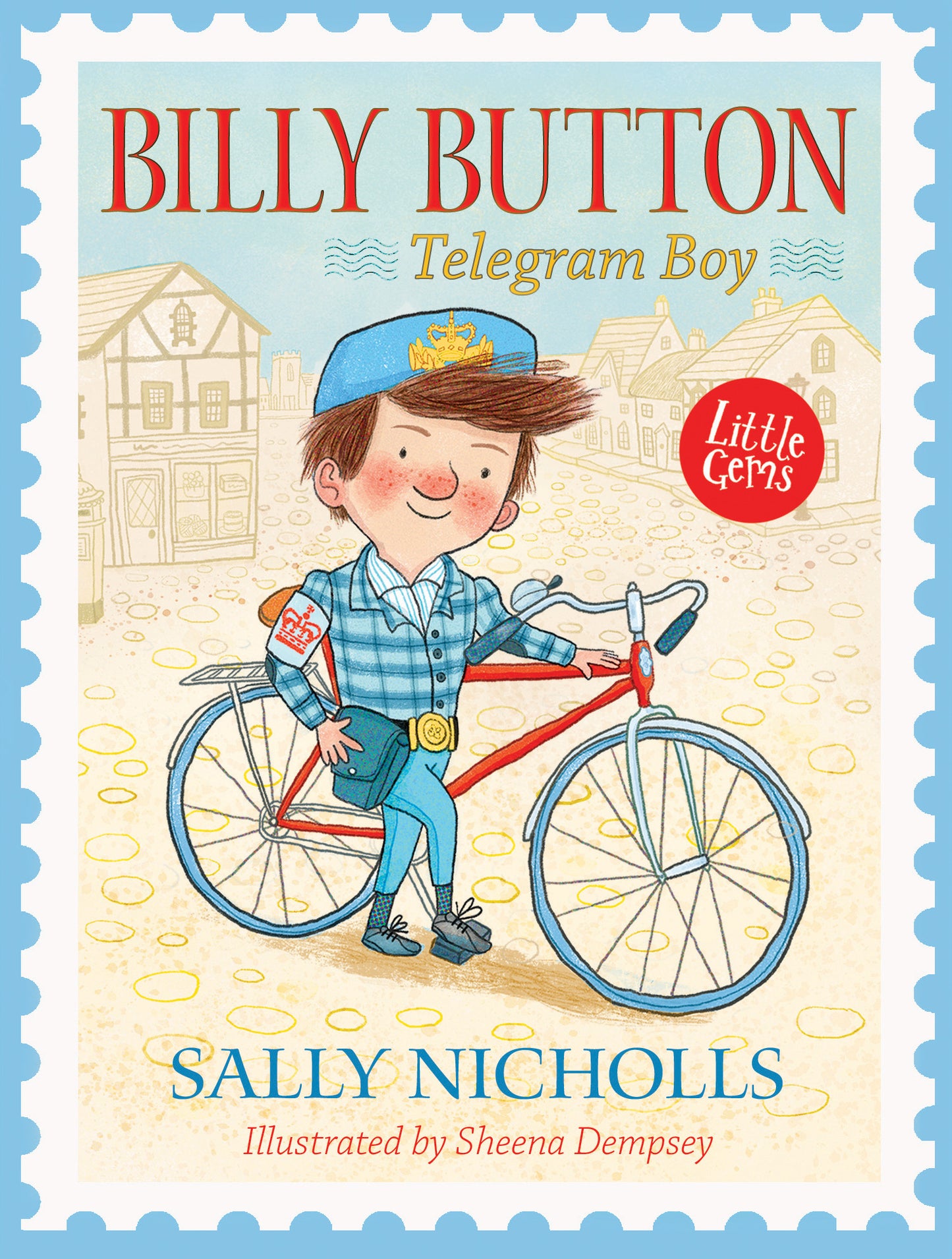 Book cover of Billy Button, Telegram Boy by Sally Nicholls, Sheena Dempsey (Illus.)
