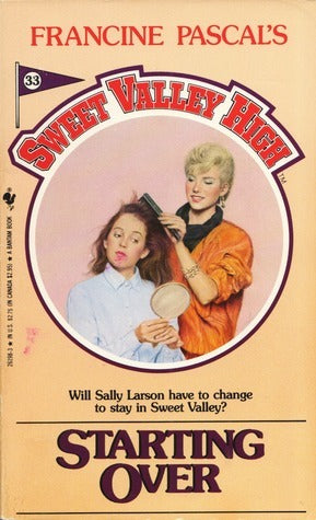 Book cover of Starting Over by Francine Pascal (Creator), Kate William (Illus.)