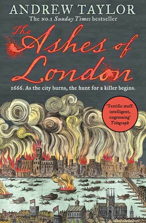 Book cover of The Ashes Of London by Andrew  Taylor