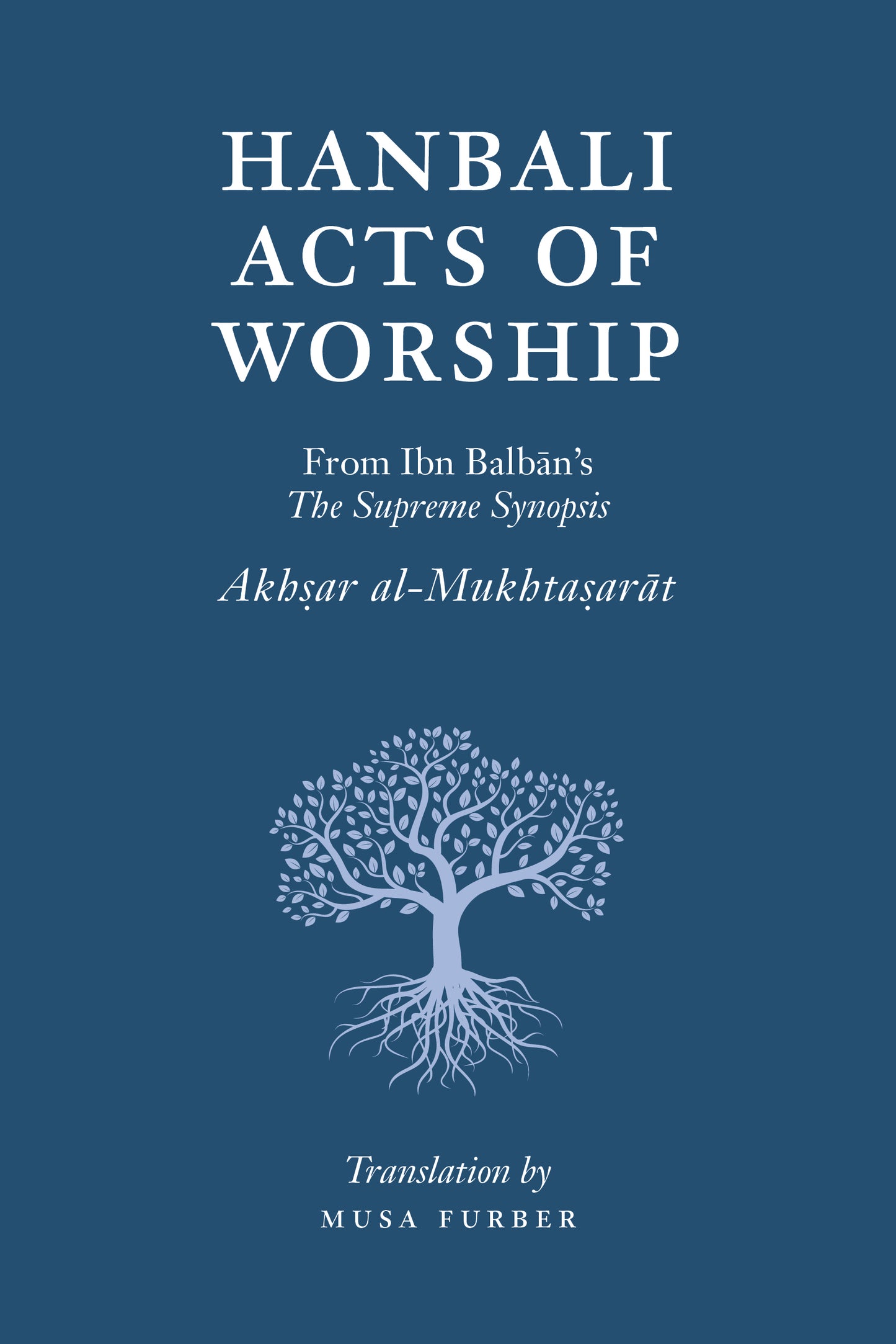 Book cover of Hanbali Acts of Worship by Ibn Balban al-Hanbali, Musa Furber (Trans.)