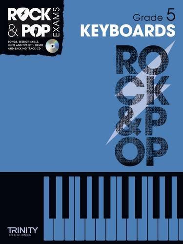 Book cover of Trinity Rock & Pop Keyboards Grade 5 by Na