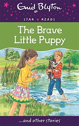 Book cover of The Brave Little Puppy by Enid Blyton