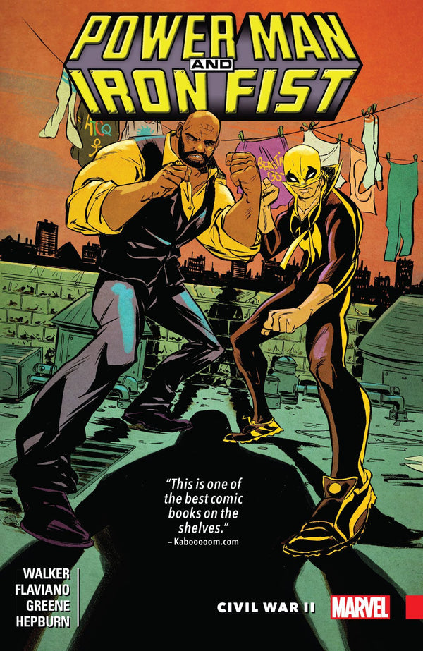 Book cover of Power Man And Iron Fist, Vol. 2: Civil War II by David F. Walker, Sanford Greene (Illus.), Flaviano (Illus.)