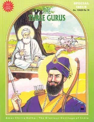 Book cover of The Three Gurus by Anant Pai