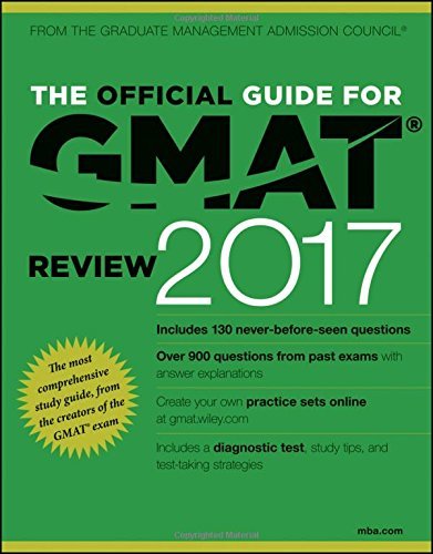 Book cover of The Official Guide For Gmat Review 2017 by GMAC