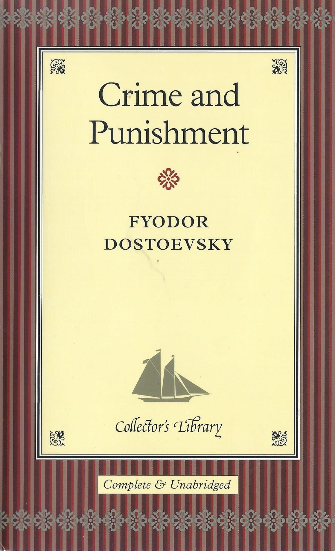 Book cover of Crime and Punishment by Fyodor Dostoevsky