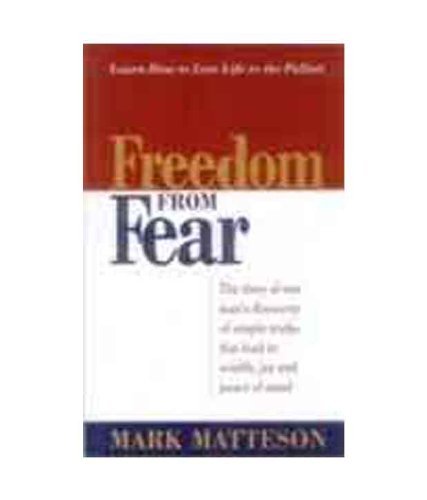 Book cover of Freedom From Fear by Mark Matteson
