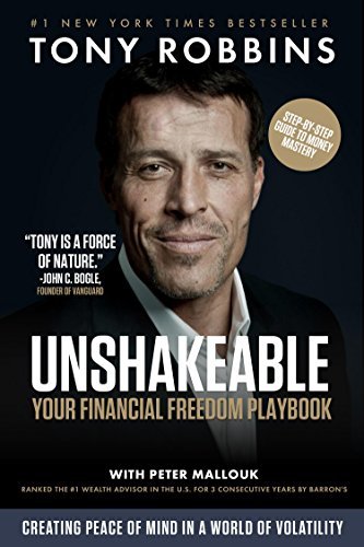Book cover of Unshakeable by Tony Robbins, Anthony Robbins, Peter Mallouk