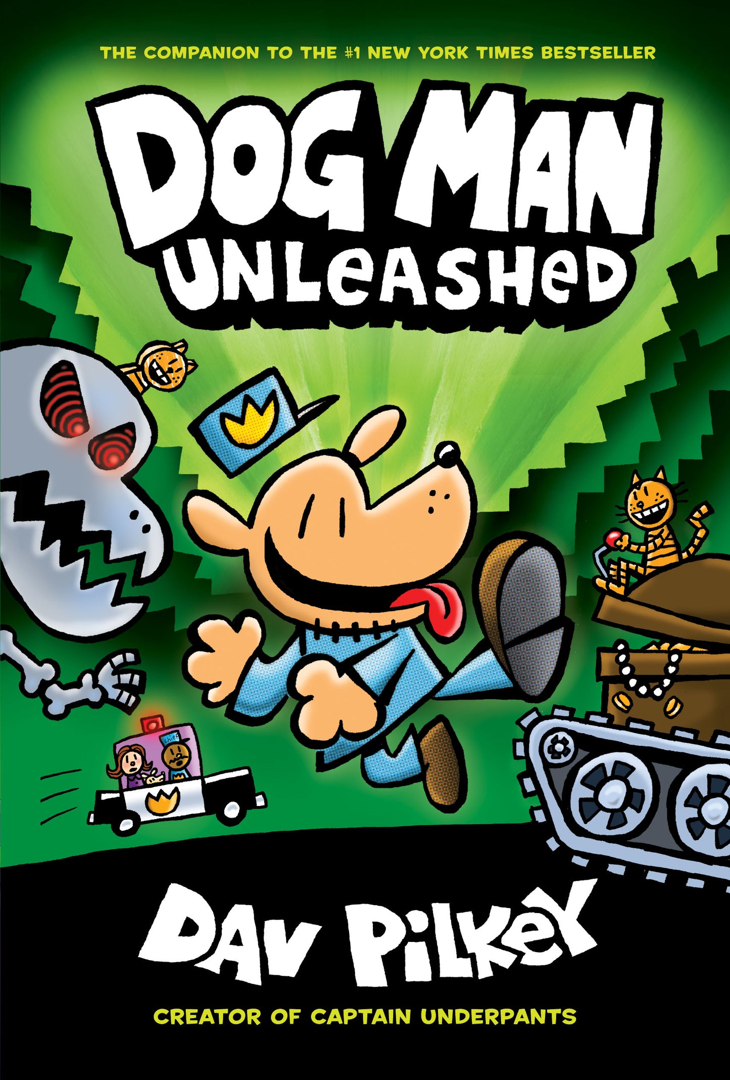 Book cover of Dog Man Unleashed by Dav Pilkey