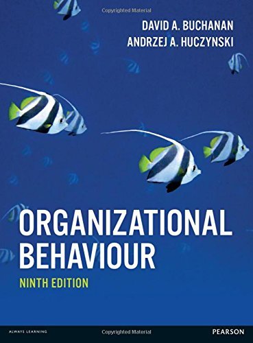 Book cover of Organizational Behaviour by David A. Buchanan