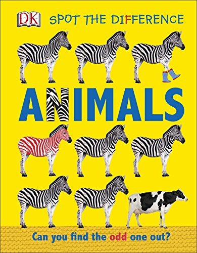 Book cover of Spot The Difference Animals by D.K. Publishing