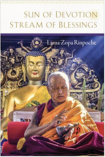 Book cover of Sun Of Devotion, Stream Of Blessings by Lama Zopa Rinpoche, Gordon McDougall (Contrib.)