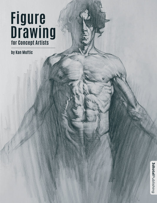 Book cover of Figure Drawing For Concept Artists by Kan Muftic, 3dtotal Publishing (Ed.)
