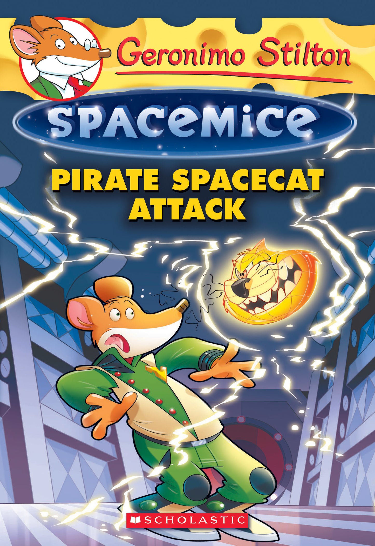 Book cover of Pirate Spacecat Attack by Geronimo Stilton