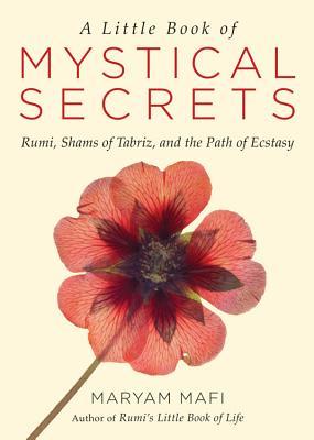 Book cover of A Little Book of Mystical Secrets: Rumi, Shams of Tabriz, and the Path of Ecstasy by Maryam Mafi, Narguess Farzad (Foreword)