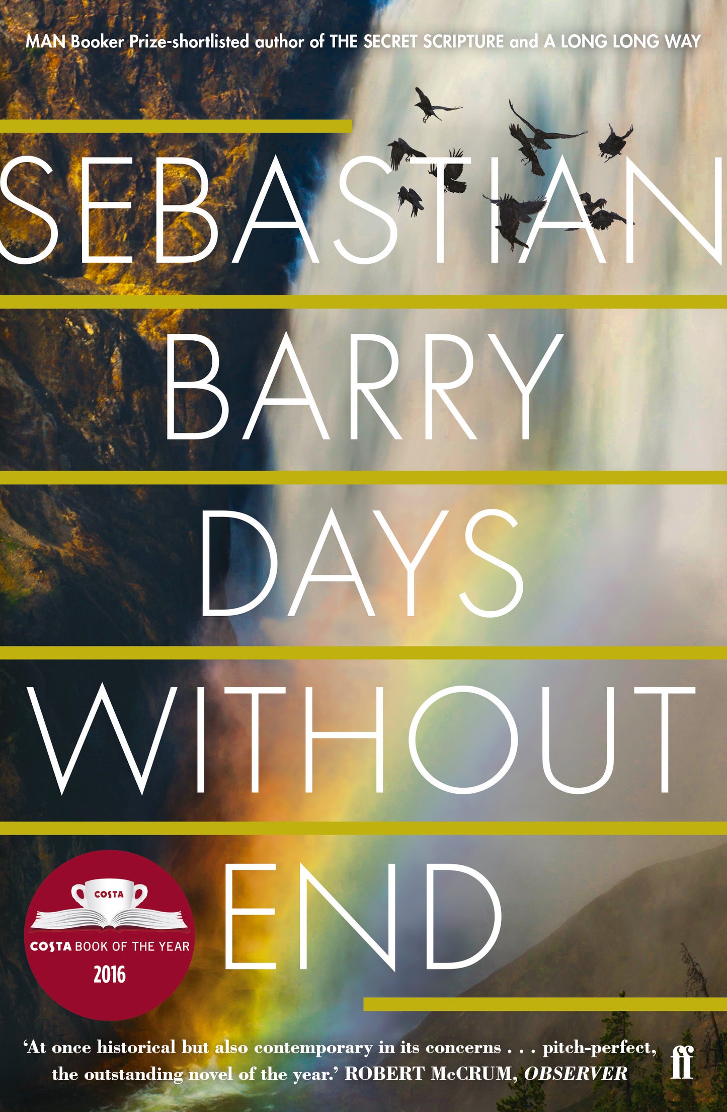 Book cover of Days Without End by Sebastian Barry