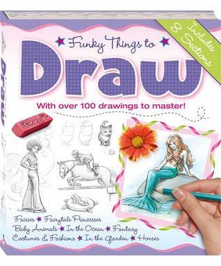 Book cover of Funky Things To Draw by Paul Konye, Kate Ashforth