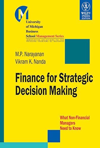 Book cover of Finance For Strategic Decision Making: What Non-Financial Managers Need To Know by M.P. Narayanan