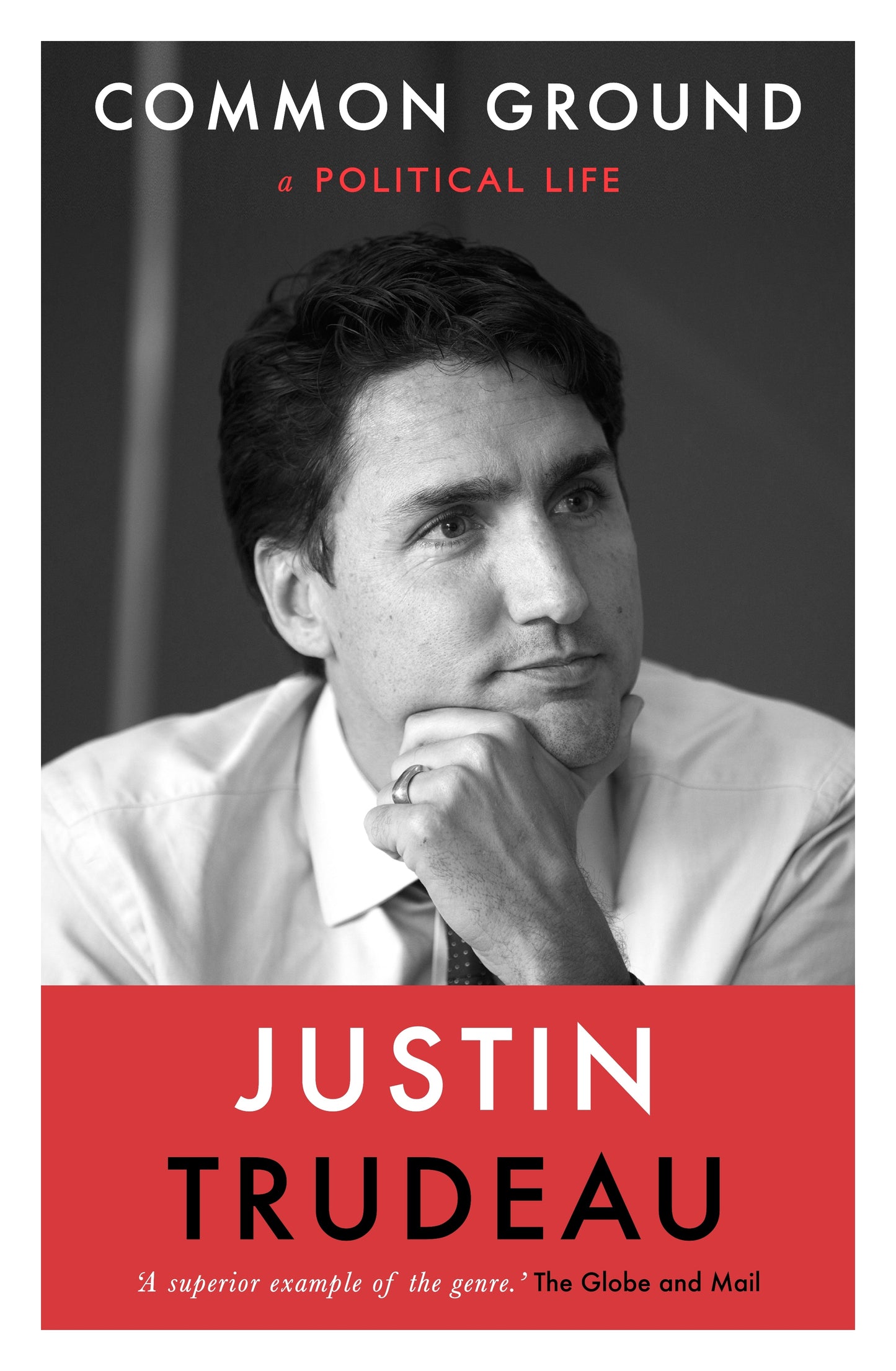 Book cover of Common Ground - A Political Life by Justin Trudeau