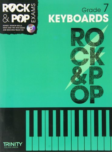 Book cover of Trinity Rock & Pop Keyboards Grade 7 by Trinity College London