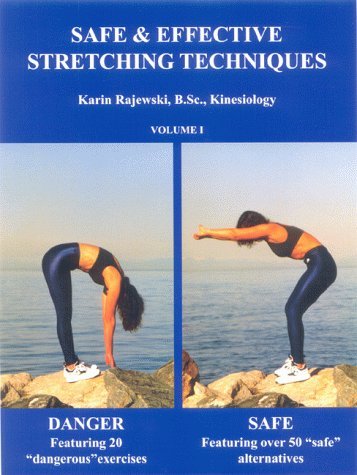 Book cover of Safe & Effective Stretching Techniques by Karin Rajewski