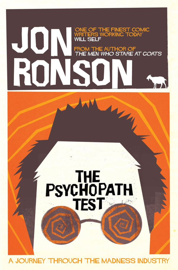 Book cover of The Psychopath Test by Jon Ronson