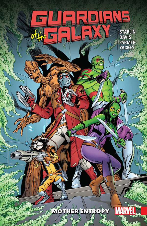 Book cover of Guardians Of The Galaxy: Mother Entropy by Jim Starlin, Jeff Matsuda (Illus.)