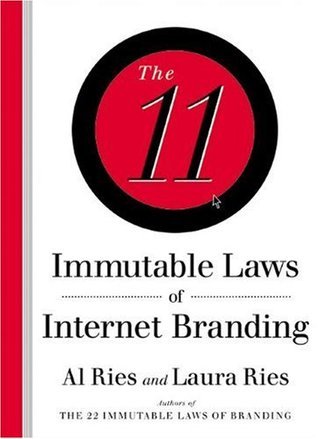 Book cover of The 11 Immutable Laws Of Internet Branding by Al Ries, Laura Ries