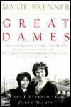 Book cover of Great Dames: What I Learned From Older Women by Marie Brenner