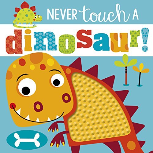 Book cover of Never Touch A Dinosaur by Rosie Greening
