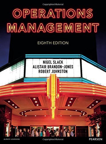 Book cover of Operations Management by Nigel Slack, Alistair Brandon-Jones, Robert Johnston