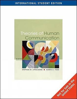 Book cover of Theories Of Human Communication by Stephen W. Littlejohn
