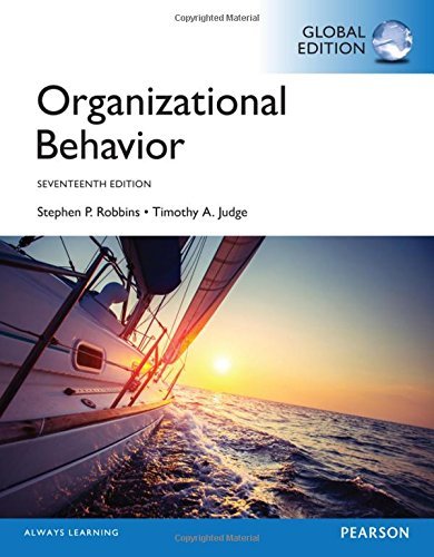 Book cover of Organizational Behavior by ROBBINS & JUDGE