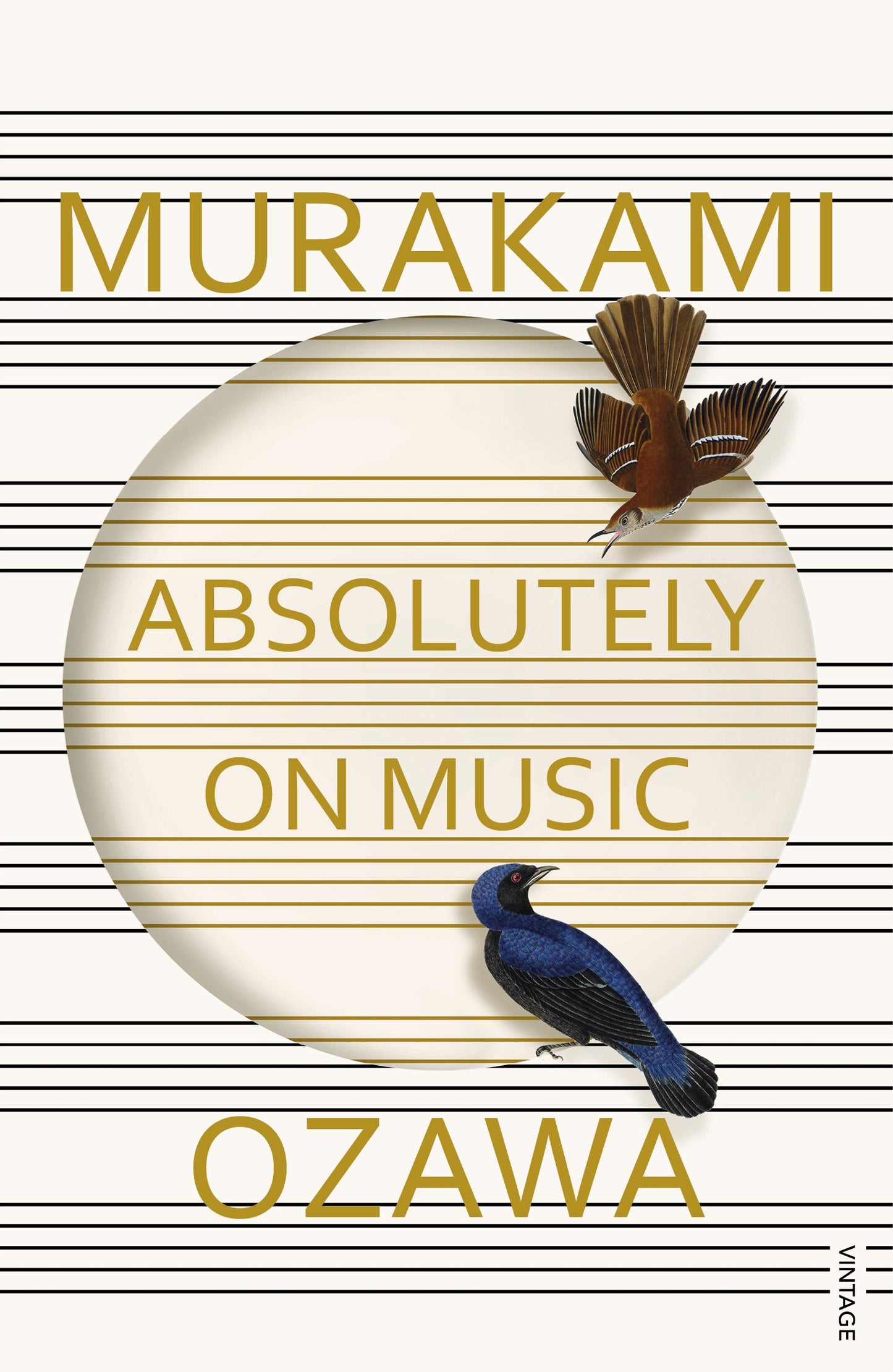 Book cover of Absolutely On Music: Conversations With Seiji Ozawa by Haruki Murakami, Seiji Ozawa