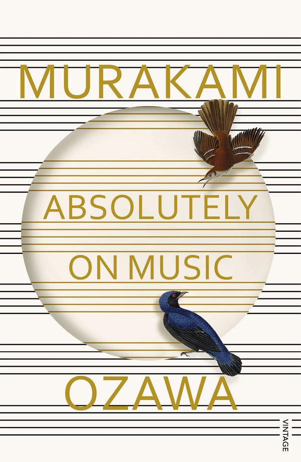 Book cover of Absolutely On Music: Conversations With Seiji Ozawa by Haruki Murakami, Seiji Ozawa